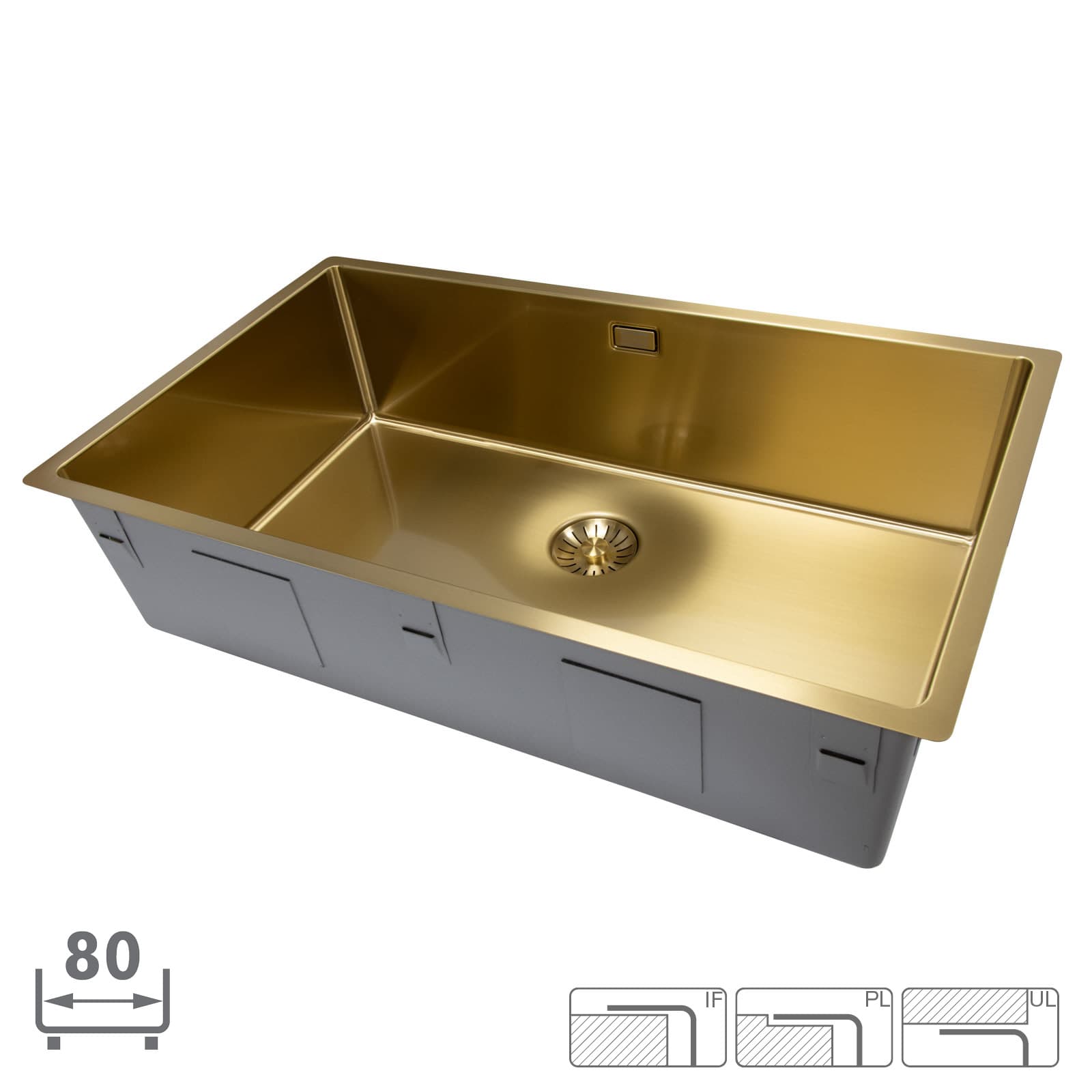 Disklåda Strand Solid SOL- 7040 GOLD