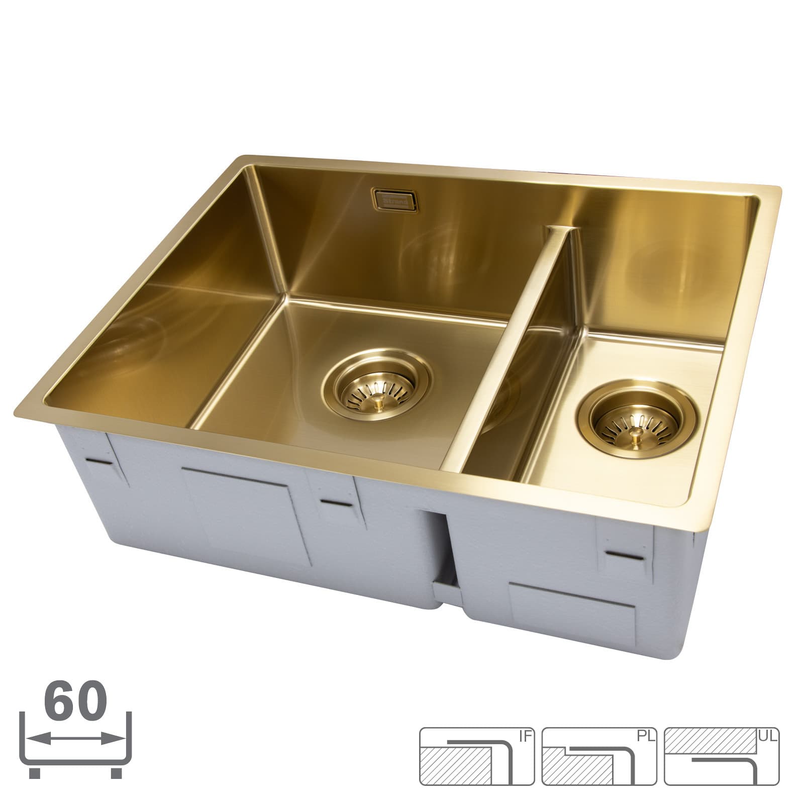 Disklåda Strand ST-3418 Gold