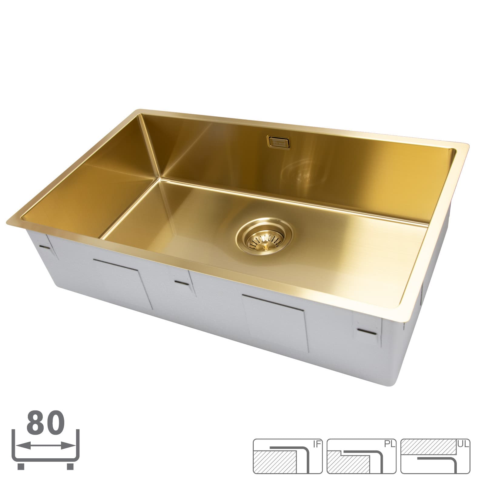 Disklåda Strand ST-7040 Gold