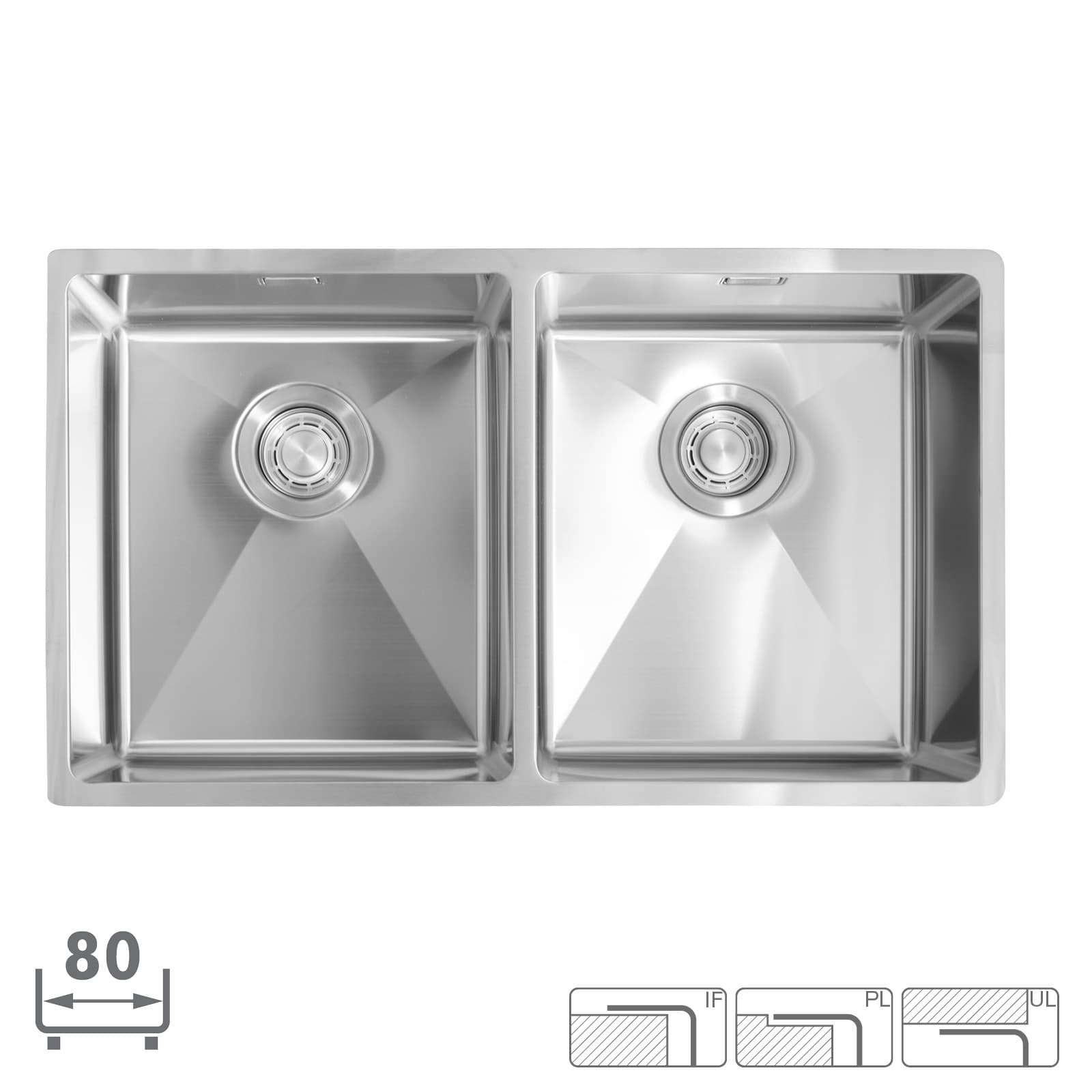 Disklåda Strand STB72-DC. 72 cm. Dubbel. Clips. 1.0 mm